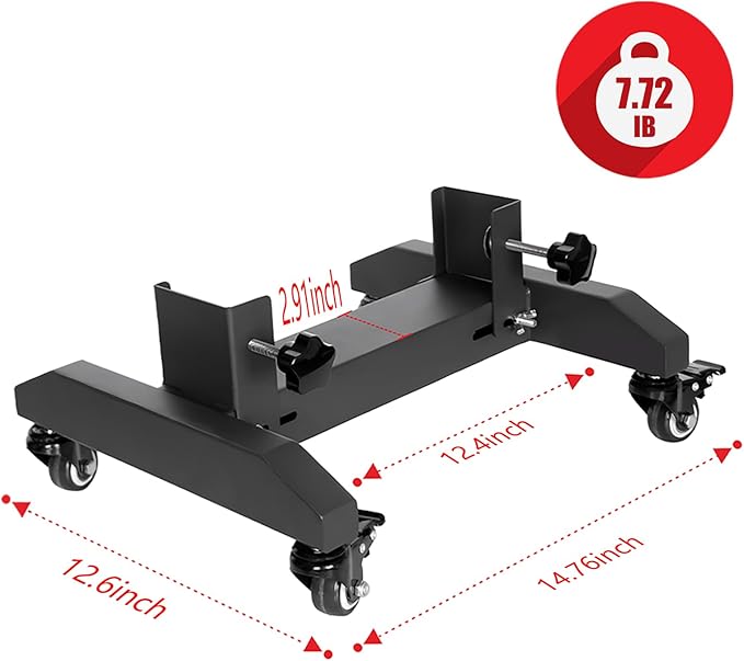 Red Light Therapy Stand, Mobile Stand for Red Near Infrared Light Therapy Board, Home & Commercial Use, Adjustable Length and Width, Easy to Install, Fits 99% of Panels (14.76 x 9.84 x 7.87 inches)