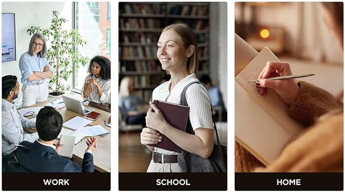 &And Per Se Lined Journal Notebook, 160 Pages, A5 5.7 x 8 inches College Ruled Thick Paper Notebook Journals for Writing, Hardcover Notebooks for Women Men Office School (1 Pack, Green)