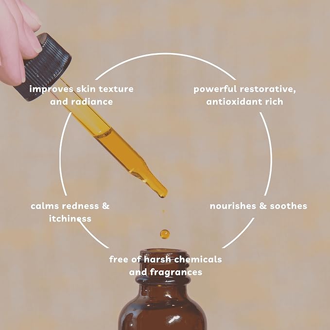 Offernova Organic Rosa de Mosqueta Oil- USDA Certified Rosehip Seed Oil Pure Cold Pressed, Repairs & Brightens Skin - Gua Sha Massage, Face, for All Skin Types - Aceite Facial 1OZ - Bloomnest