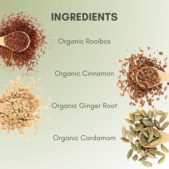 Organic Herbal Chai - 2oz Bag (Approx. 30 Servings) | Full Leaf Tea Co. - Bloomnest