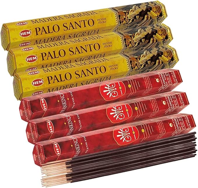Palo Santo Incense Sticks & Holder Bundle Variety Pack from Hem Trumiri Insense Insence - Bloomnest
