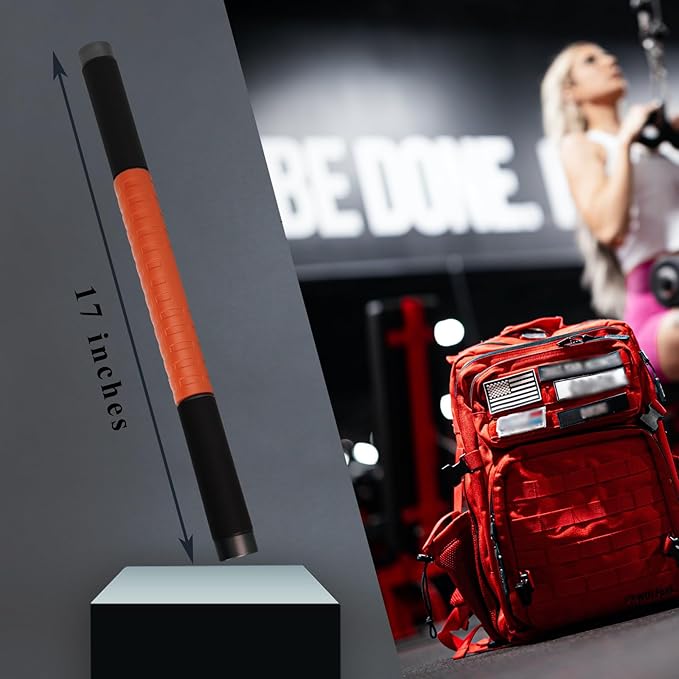 Muscle Roller Massage Stick for Legs Massager Roller-Calf Roller Deep Tissue Release Muscle Soreness, Trigger Points for Legs, Neck, Calves, Thighs, Shins, Back (Orange)