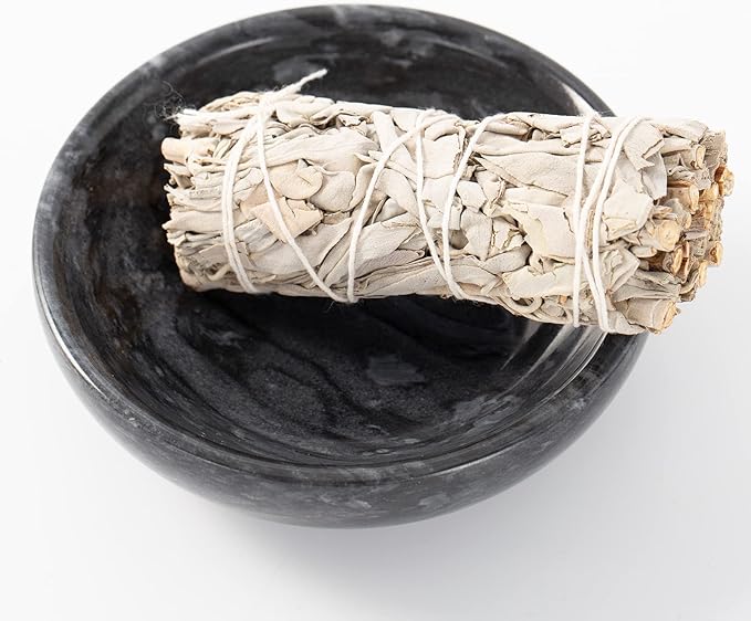 Incense Holder, Natural Marble Incense Holder for Sticks with 9 Holes, Handmade Incense Stick Burner Ideal for Smudging, Incense Burning, Decoration - Bloomnest