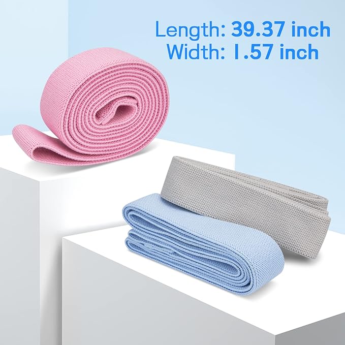 TheFitLife Resistance Exercise Bands for Women - Fabric Workout Bands for Booty, Hip, Glute, Leg, Thigh, Squat, Butt Lift Excersize and Fitness Loop Bands for Home Gym - Bloomnest