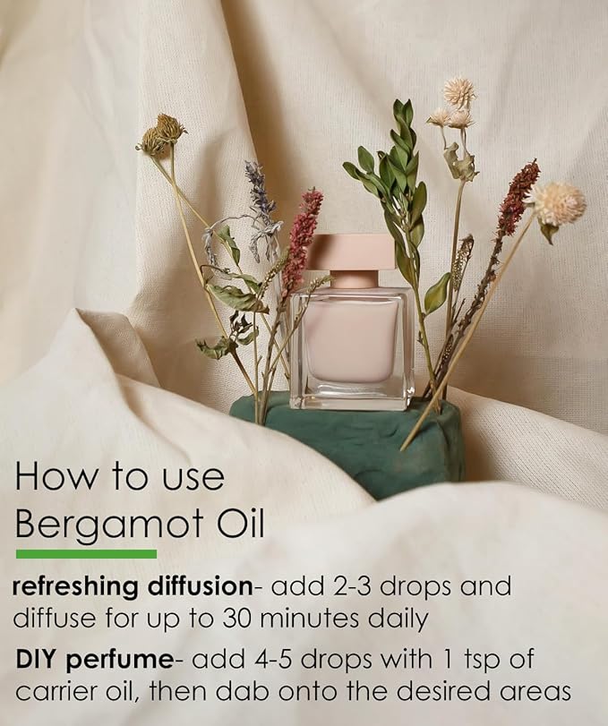 GreenHealth - 5 ml Bergamot Essential Oil - 100% Pure and Natural Greenals