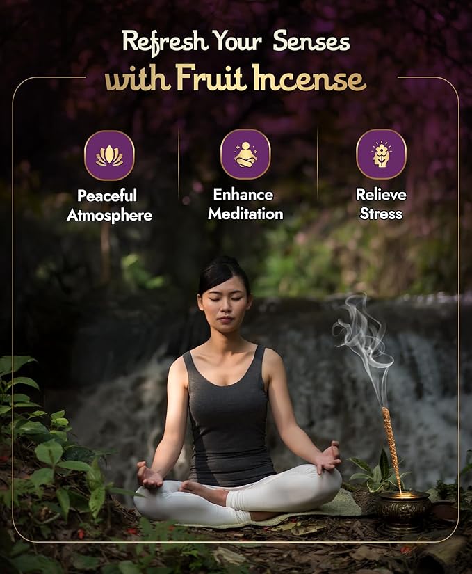 Sagrada Madre 4pcs Wildly Harvested Palo Santo Incense Sticks (Lavender), 6.7” Long - Non-Toxic, Aromatic Incense Sticks (50 min Approx. Burning Time) to Heal & Calm Your Body and Environment SagradaMadre