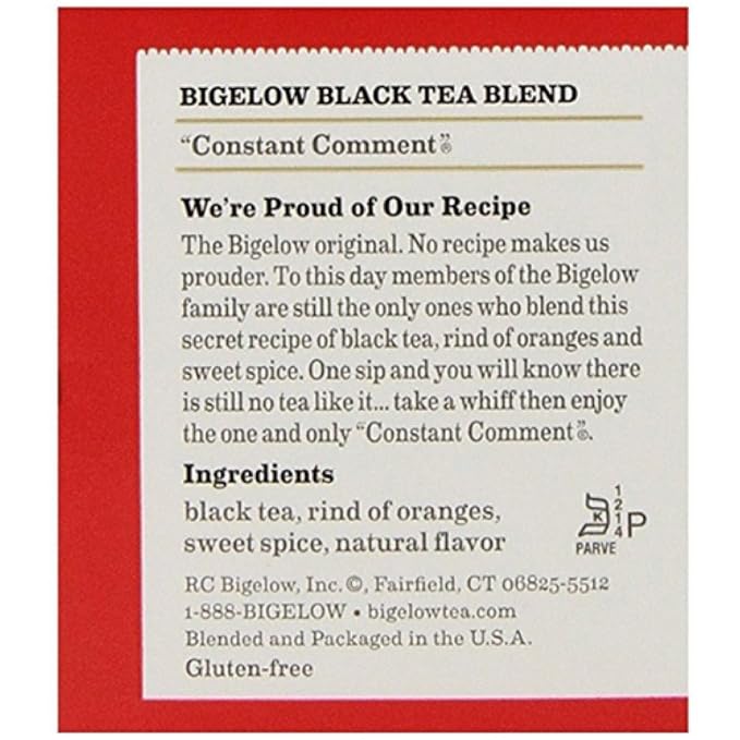 Bigelow Constant Comment Tea, 20-Count Boxes (Pack of 1) - Bloomnest