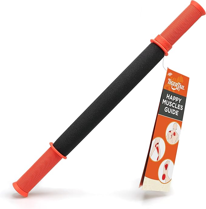 Tiger Tail Massage Stick, 22", Massage Therapy on The Go, Relieve Sore Muscles, Foam Roller Prevent Injury, Speed Recovery, Improve Mobility, Massage Therapy Tool (FFP) - Bloomnest