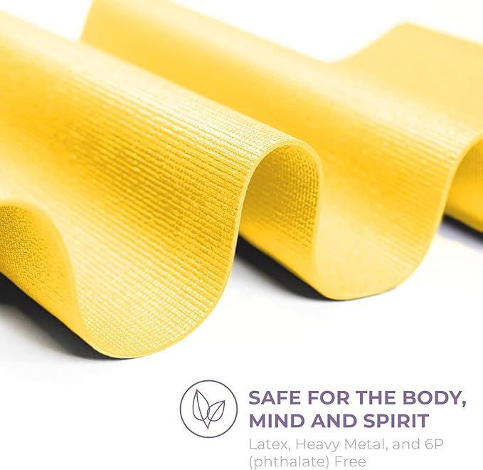 Sunshine Yoga Voyage Yoga Mat, 6 Pack, 72" x 24" Professional Studio and Gym Bulk Yoga Mats, 5mm Thick, Durable, Anti-Tear, Non Slip Fitness and Exercise Mats - Bloomnest