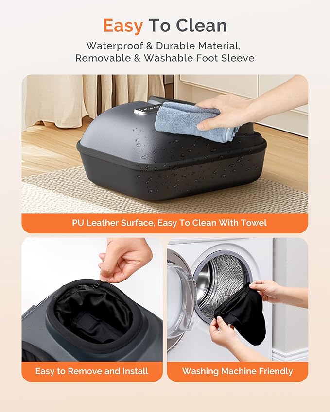 AIRSEE Shiatsu Foot Massager for Plantar Fasciitis, Deep Kneading Therapy, Air Compression, Feet Massage with Heat, Vibration, Rolling, Relief for Tired Muscle & Plantar, for Women Men, Size 12 - Bloomnest