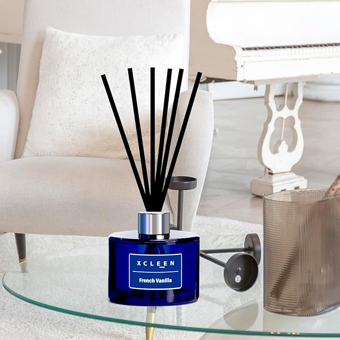 Reed Diffuser Set, 6.7Oz French Vanilla Scented Oil Diffuser for Home & Office Decor, Air Freshener for Anyroom - Bloomnest