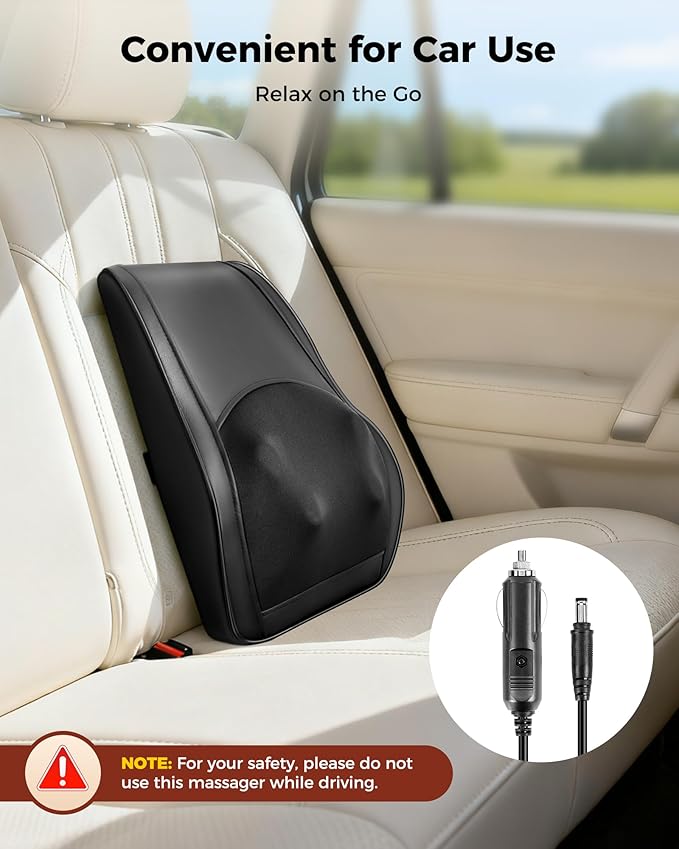 Neck Massager with Heat, Shiatsu Back and Neck Massagers, 3D Deep Tissue Massage Pillow for Back, Shoulder, Leg Pain Relief, Gifts for Mom Dad Wife, with Delicate Package & Card - Bloomnest