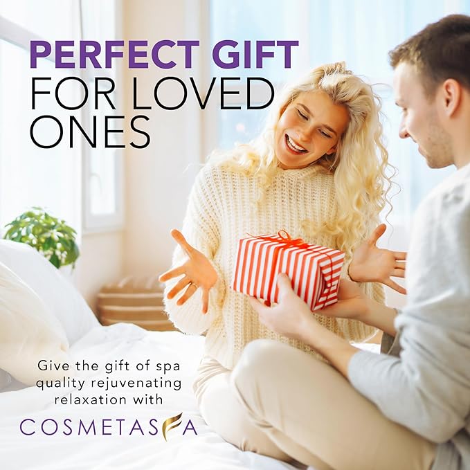 Cosmetasa Lavender Massage Oil for Massage Therapy - All Natural, Cruelty-Free & Spa Quality Skin Therapy Oil, Calming & Soothing Care - Lavender, Geranium & Grapeseed Oil (8.8 oz) - Bloomnest