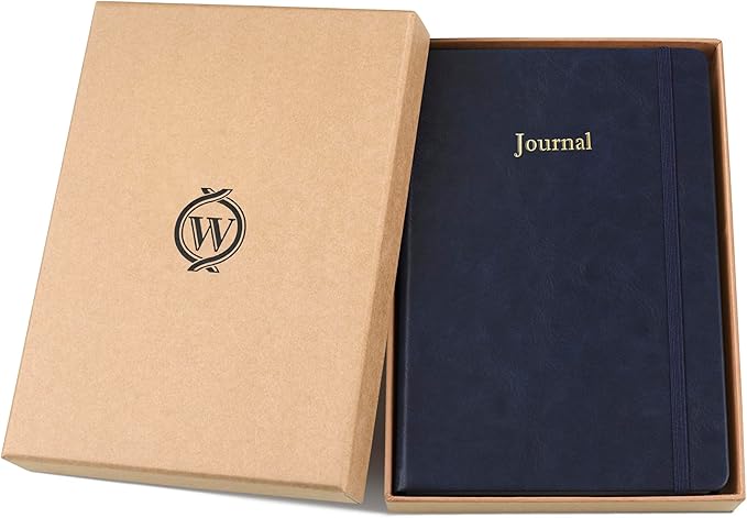 Wykeham's Executive 2026 Undated Daily Journal Planner – Customization Available (Royal Blue, 8.5"×5.5" - Undated) - Bloomnest