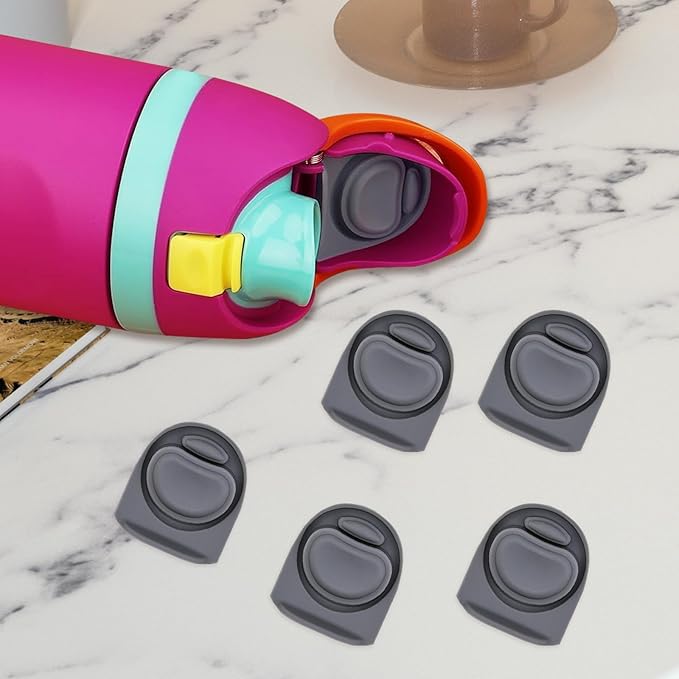 5pcs Replacement Stopper Seal Compatible with Owala FreeSip 24oz 32oz,Water Bottle Lid Insert Cap Rubber Seal Parts for Owala 16/19/24/32/40oz Spout Gasket Mouth piece Accessories F1 Frokolla