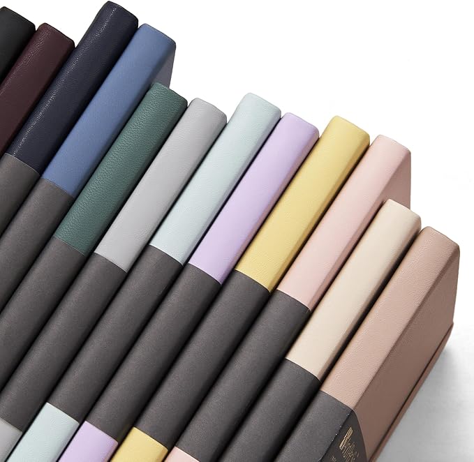 &And Per Se Lined Journal Notebook, 160 Pages, A5 5.7 x 8 inches College Ruled Thick Paper Notebook Journals for Writing, Hardcover Notebooks for Women Men Office School (1 Pack, Dark Blue)