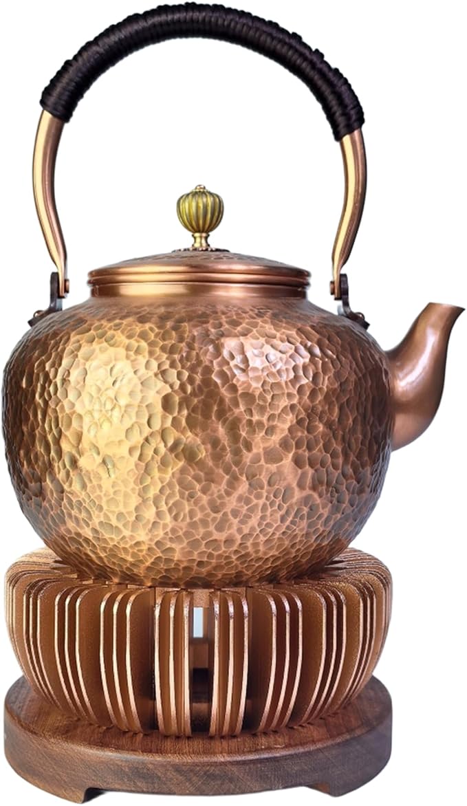Teapot Warmer, YJX Aluminum Alloy Tea Warmer for Tea Kettle, Candle Heater for Heating Tea, Coffee and Milk (5.9" Teapot Warmer) - Bloomnest