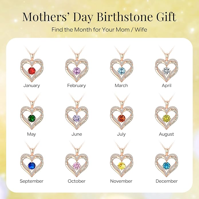 18K Rose Gold Necklaces for Women Birthday Gifts for Women Jewelry for Women Birthday Gifts for Wife Girlfriend Daughter Wife Birthday Gifts for Anniversary Mothers Day Christmas Valentines Gifts - Bloomnest