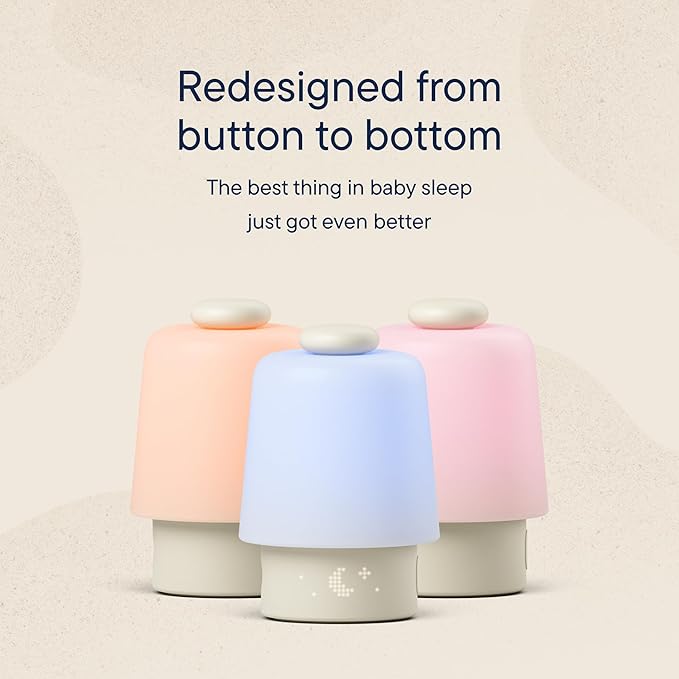 Hatch Rest Baby Sound Machine, Night Light | Hatch Baby Model | Sleep Support | Registry Essential, Routine Builder, Time-to-Rise Alarm Clock, White Noise, Nursery Stories, Toddler Kids (Wi-Fi), Putty - Bloomnest