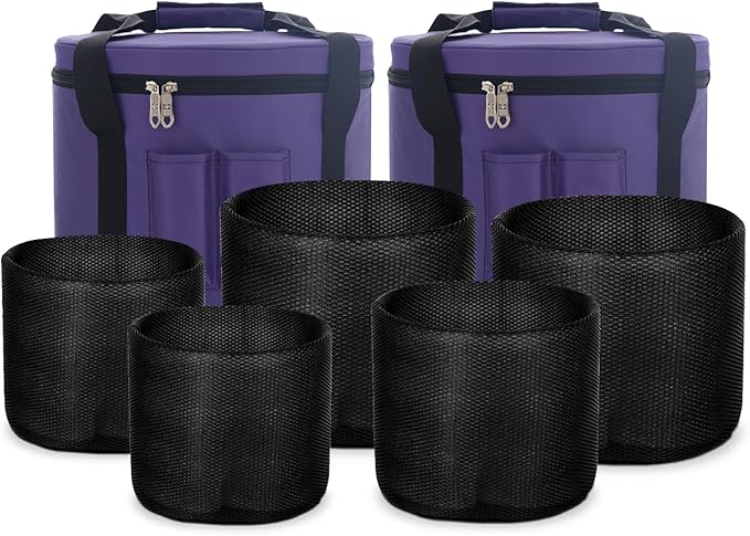 KVKA 6-12 Inch 432hz Crystal Bowls Set of 7Pcs C D E F G A B with Carrying Cases and Suede Stickers,O-Ring for Yoga Sound Healing