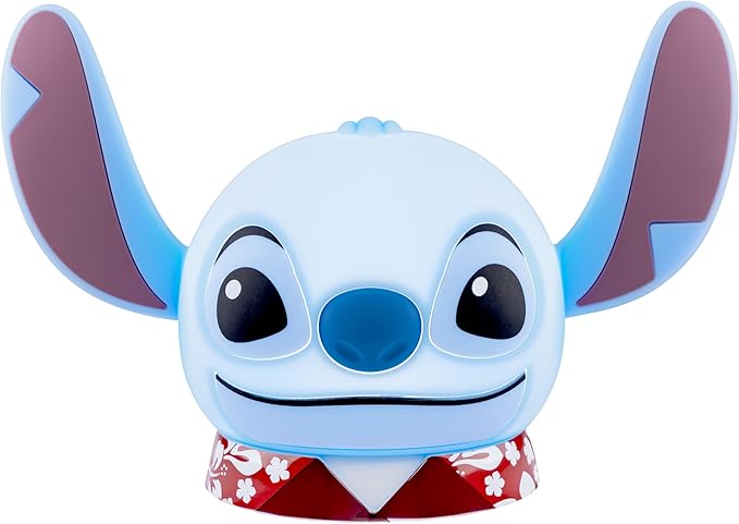 Disney Lilo and Stitch Squish Light, Night Light for Kids, USB Lamp, Battery Operated, Dimmable, Ideal for Bedroom, Playroom, Living Room, and More, 83063 - Bloomnest
