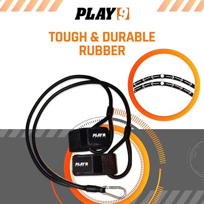 Play 9 Sports Resistance Exercise Bands Baseball Activation Elastic Training Athletes Equipment Bands - Bloomnest