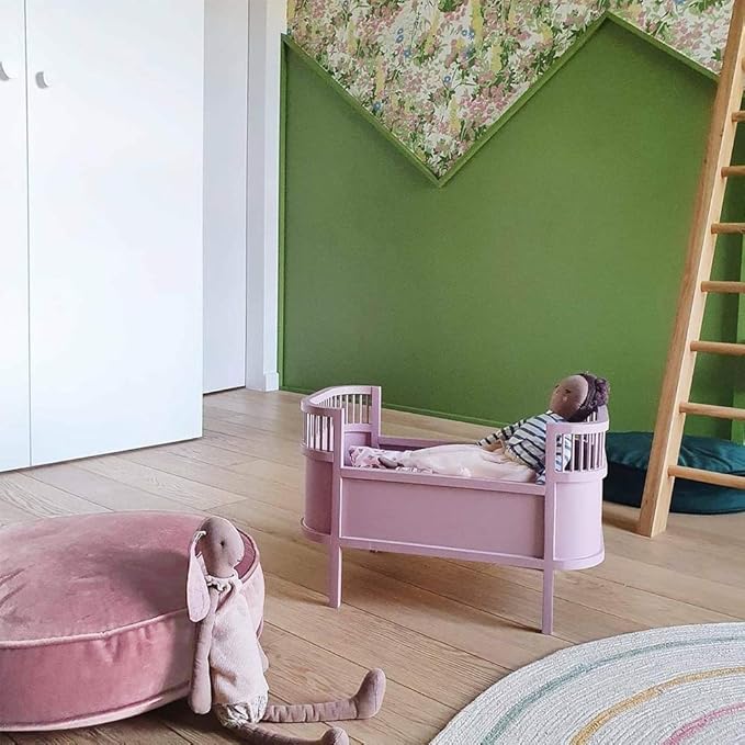 Velvet Floor Pillows Round Chair Cushion Couch Throw Pillow Soft Pouf Seat Mattress Bean Bag for Reading Nook Play Room (19.7 in, Dusty Rose)