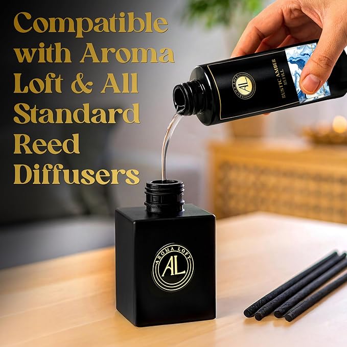 Cashmere Vanilla Reed Diffuser Oil Refill, Diffuser Oil scents for Home, 4 oz Fragrance Oil, Fragrance Oil Diffuser - Bloomnest