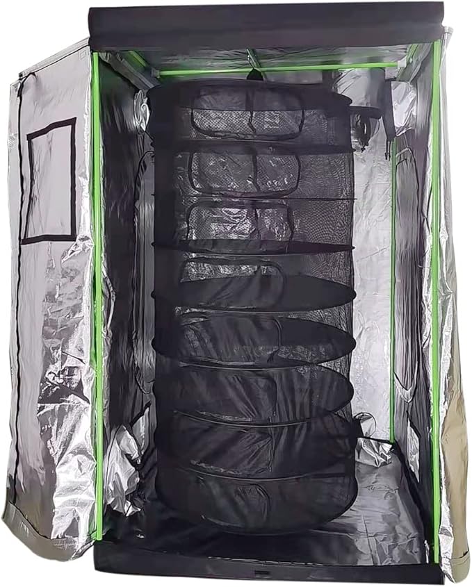 HORTIPOTS Herb Dry Rack Zipper Opening 3ft Adjustable Center Support Straps NO Sagging Fine Mesh Dry Net (Heavy Duty Zips 3FT) - Bloomnest
