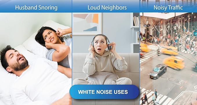 Riptunes White Noise Sound Machine w/ 28 Soothing Sounds, SM128 Enjoy Your Sleep with This Great Noise Machine - Bloomnest