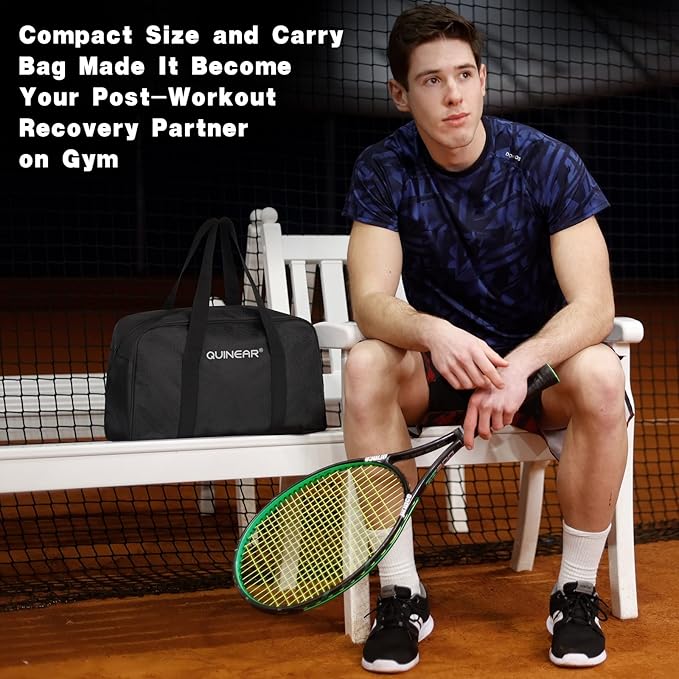 QUINEAR Air Compression Recovery System, Professional Sequential Device for Massage Therapy, Foot and Leg Recovery Boots to Improve Circulation for Athletes, FSA-HSA Eligible (Small) - Bloomnest