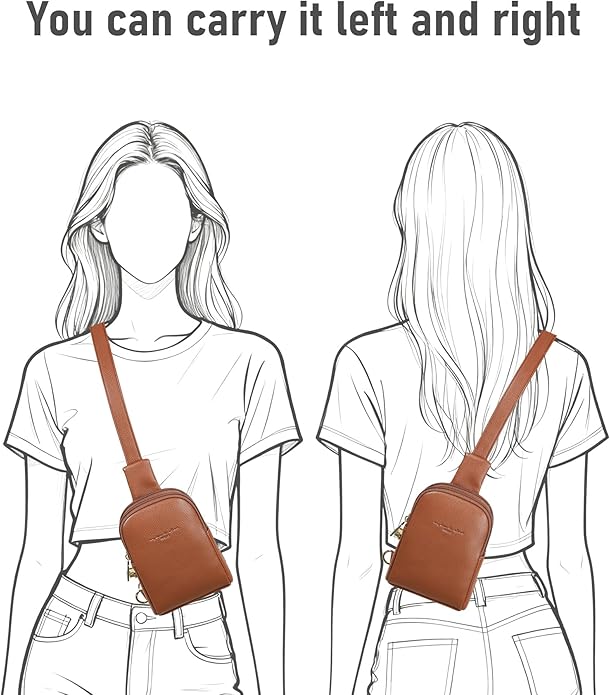 INICAT Small Sling Bag for Women Everyday & Travel Crossbody Bags Lightweight Cross Body Purses Vegan Leather - Bloomnest