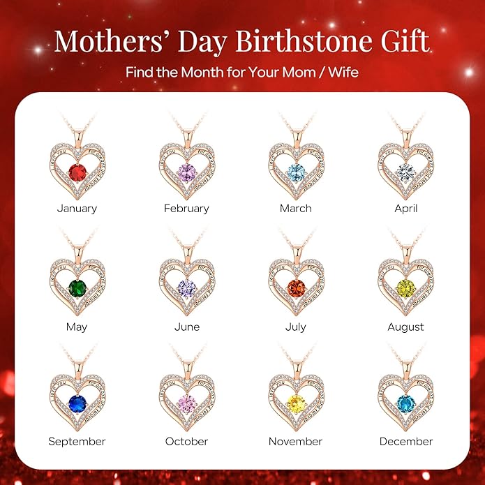 18K Rose Gold Necklaces for Women Birthday Gifts for Women Jewelry for Women Birthday Gifts for Wife Girlfriend Daughter Wife Birthday Gifts for Anniversary Mothers Day Christmas Valentines Gifts - Bloomnest