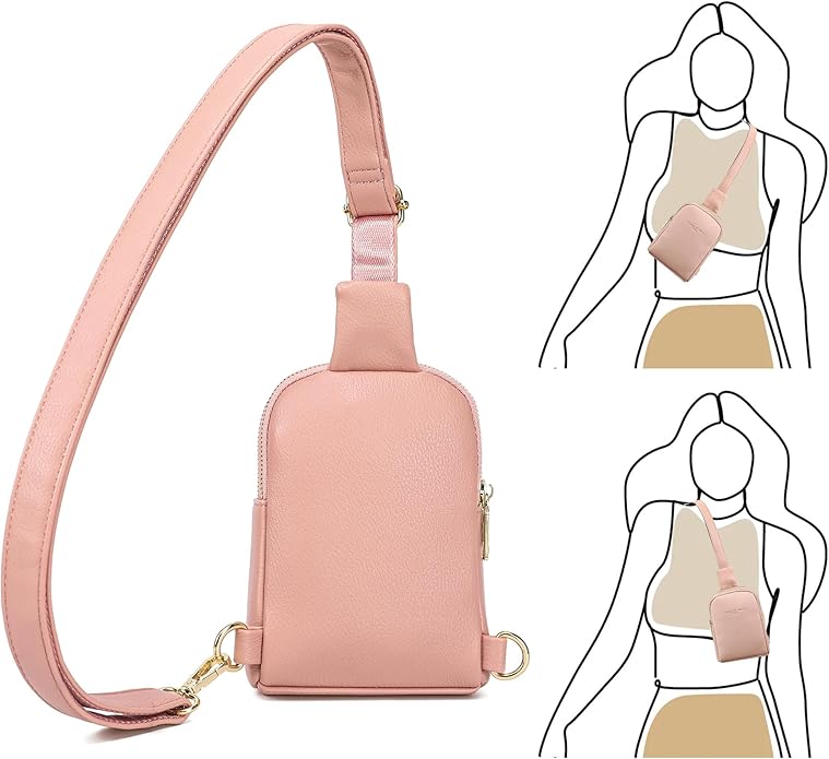 INICAT Small Sling Bag for Women Everyday & Travel Crossbody Bags Lightweight Cross Body Purses Vegan Leather - Bloomnest