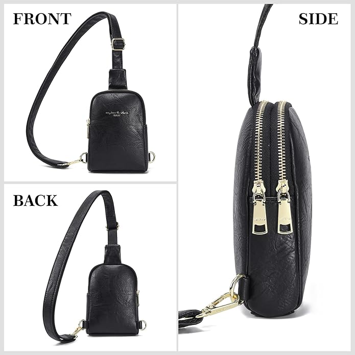 INICAT Small Sling Bag for Women Everyday & Travel Crossbody Bags Lightweight Cross Body Purses Vegan Leather - Bloomnest