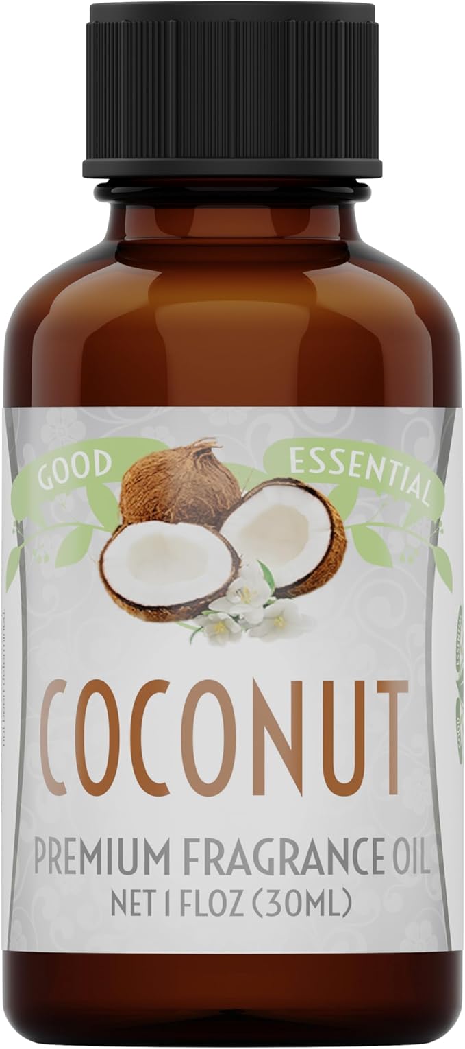 Good Essential Professional Coconut Aromatherapy & Fragrance Oil 30ml - Coconut Scent for Soap, Candle & Diffuser GoodEssential