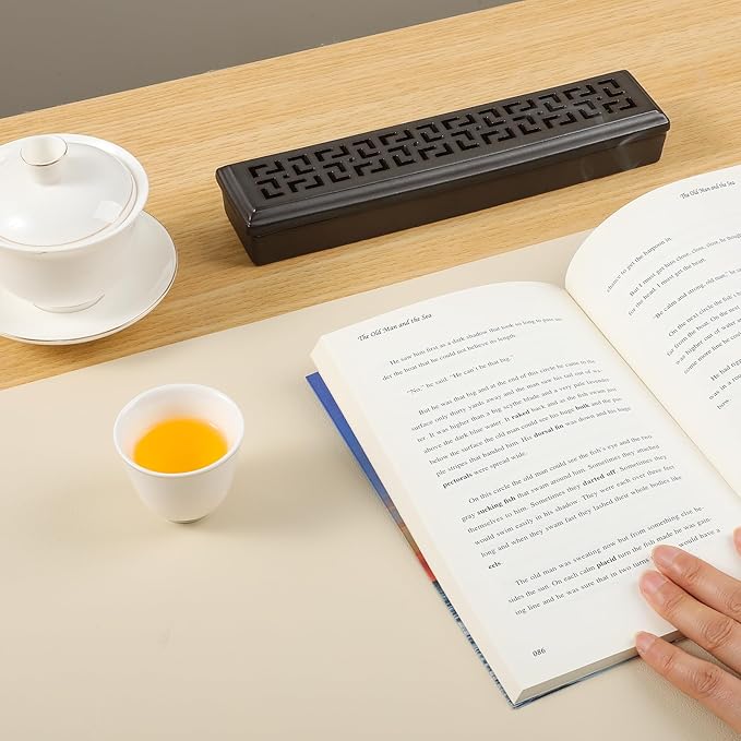 CEREMONY Incense Holder for Sticks,Ceramic Insence-Stick Holder Ash Catcher,Incense Holder Timkburner for Meditation Yoga Spa Room Decor