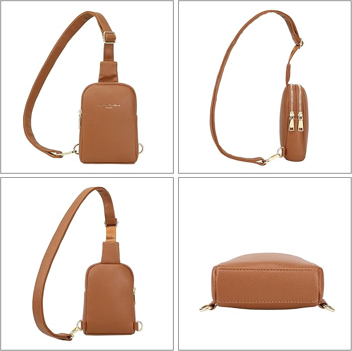 INICAT Small Sling Bag for Women Everyday & Travel Crossbody Bags Lightweight Cross Body Purses Vegan Leather - Bloomnest