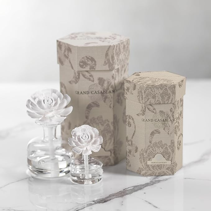 Zodax - Grand Casablanca Porcelain Diffuser - Peony - Bloomnest