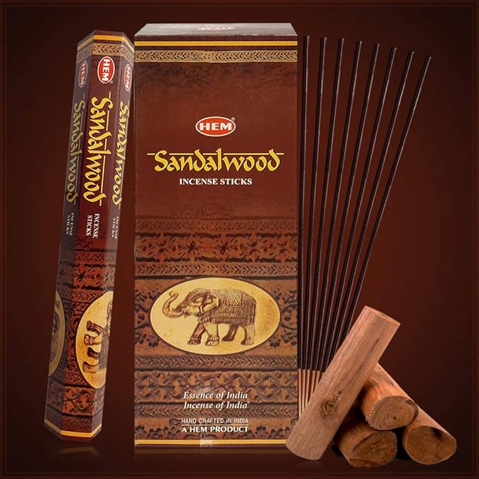 Sandalwood Incense Sticks and Incense Stick Holder Bundle Insence Insense Hem Incense Sticks TRUMIRI
