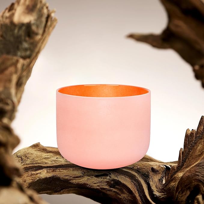 Leize Chakra Tuned 432hz Set of 7 Color Quartz Crystal Singing Bowls 6-12 inch with Heavy Duty Carrying Cases and Singing Bowl Mallets