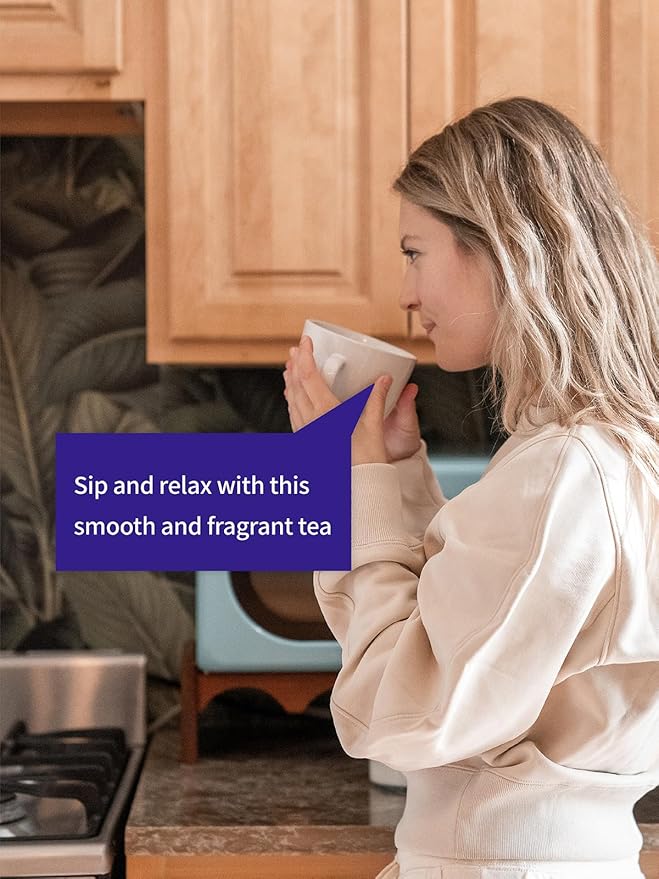TeeLux Mugwort Tea Bags - Natural Dried Mugwort Herb Tea, Caffeine Free, 40 Tea Bags - Bloomnest
