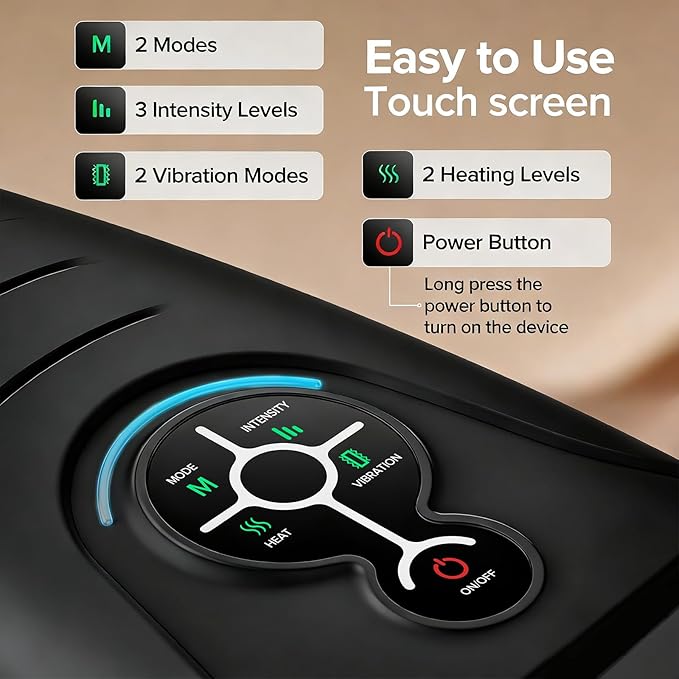 AERLANG Hand Massager Hand Massage Machine with Heat and Compression Birthday Gifts for Women Husband Gifts Electric Hand Massager for Arthritis and Carpal Tunnel Cordless Massagers - Bloomnest