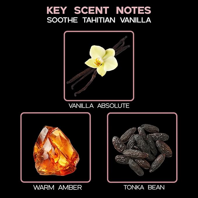 LOVSPA Soothe Tahitian Vanilla Diffuser Oil - Luxury Essential Oils for Diffuser Refill & Air Freshener Room Spray - Long-Lasting & Natural Home Fragrance, Scented Oil for Diffusers, USA Made, 4oz - Bloomnest