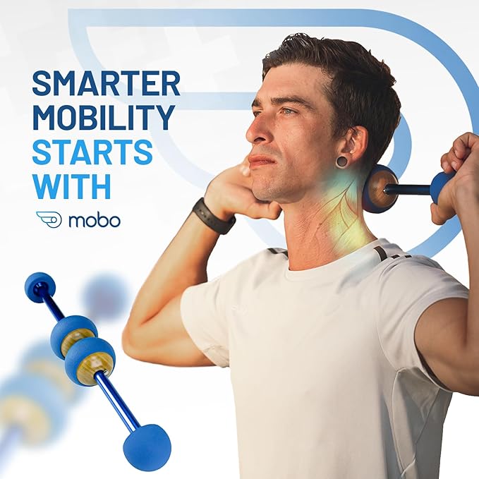 MOBO 7-in-1 Muscle Roller Stick – Full-Body Massage Roller for Myofascial Release, Trigger Point Therapy, Muscle Recovery, Deep Tissue Leg & Back Pain Relief, Physical Therapy, Gym & Travel Use - Bloomnest