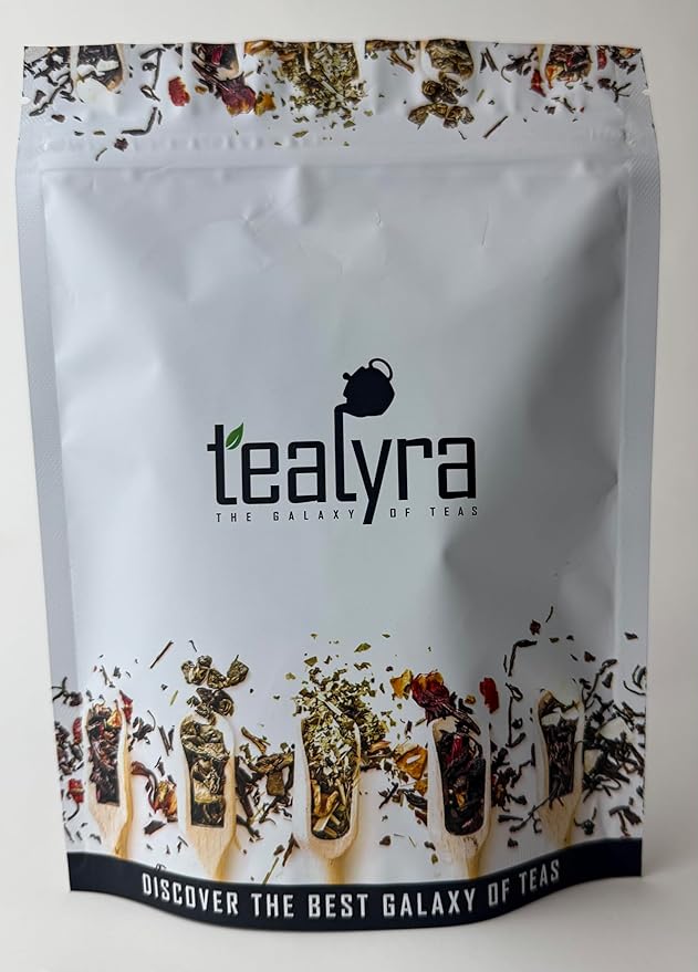 Tealyra - Calm Down - Nirvana - Chamomile Ginger Hibiscus - Wellness and Relaxing Herbal Loose Leaf Tea - Detox Tea - Caffeine-Free - All Natural - 110g (4-ounce) - Bloomnest