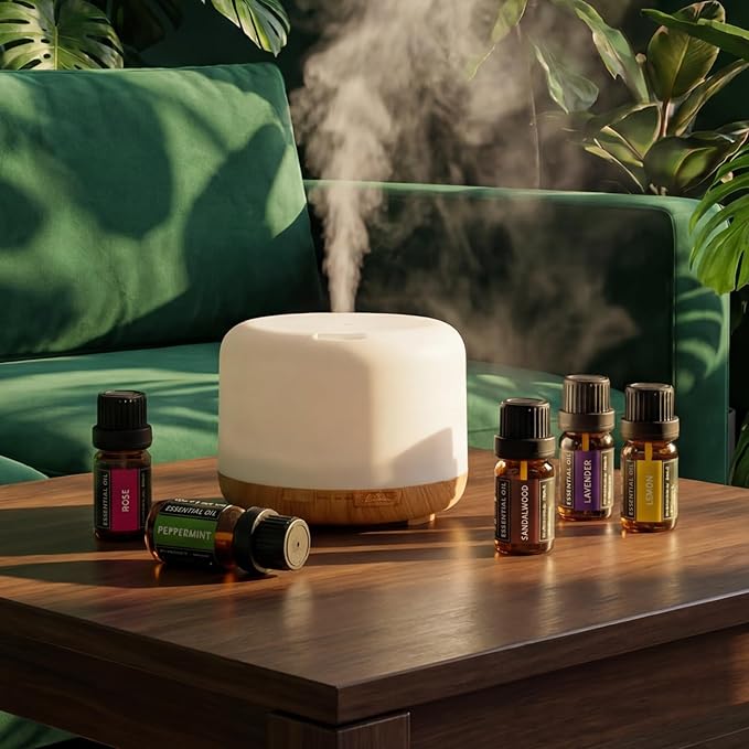 SACATR 60 Bottles Premium Essential Oils Set - Natural Essential Oils for Diffuser, Humidifier, Candle and Soap Making(60x5 ML) SACATR