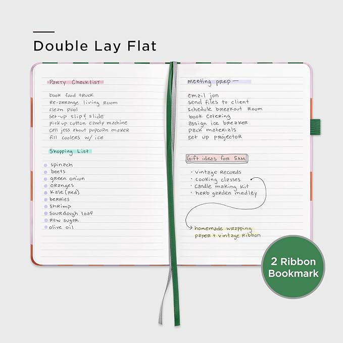 &And Per Se Lined Journal Notebook, 160 Pages, A5 5.7 x 8 inches College Ruled Thick Paper Notebook Journals for Writing, Hardcover Notebooks for Women Men Office School (Color Block) - Bloomnest