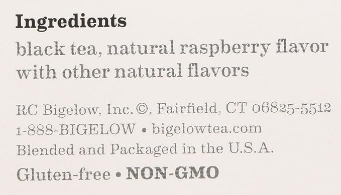 Bigelow Raspberry Royale Tea, 28 Count Tea Bags (Pack of 6) - Bloomnest