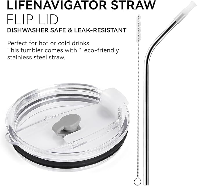 MASGALACC Birthday Gifts For Dad From Daughter, Son, Kids - Husband Present Ideas for Bonus-Dad, Valentines Father Day Christmas - 20 Oz Tumbler, Navy Blue